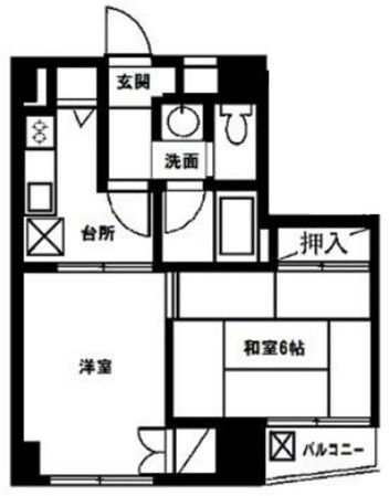 上池袋リリエンハイムの物件間取画像